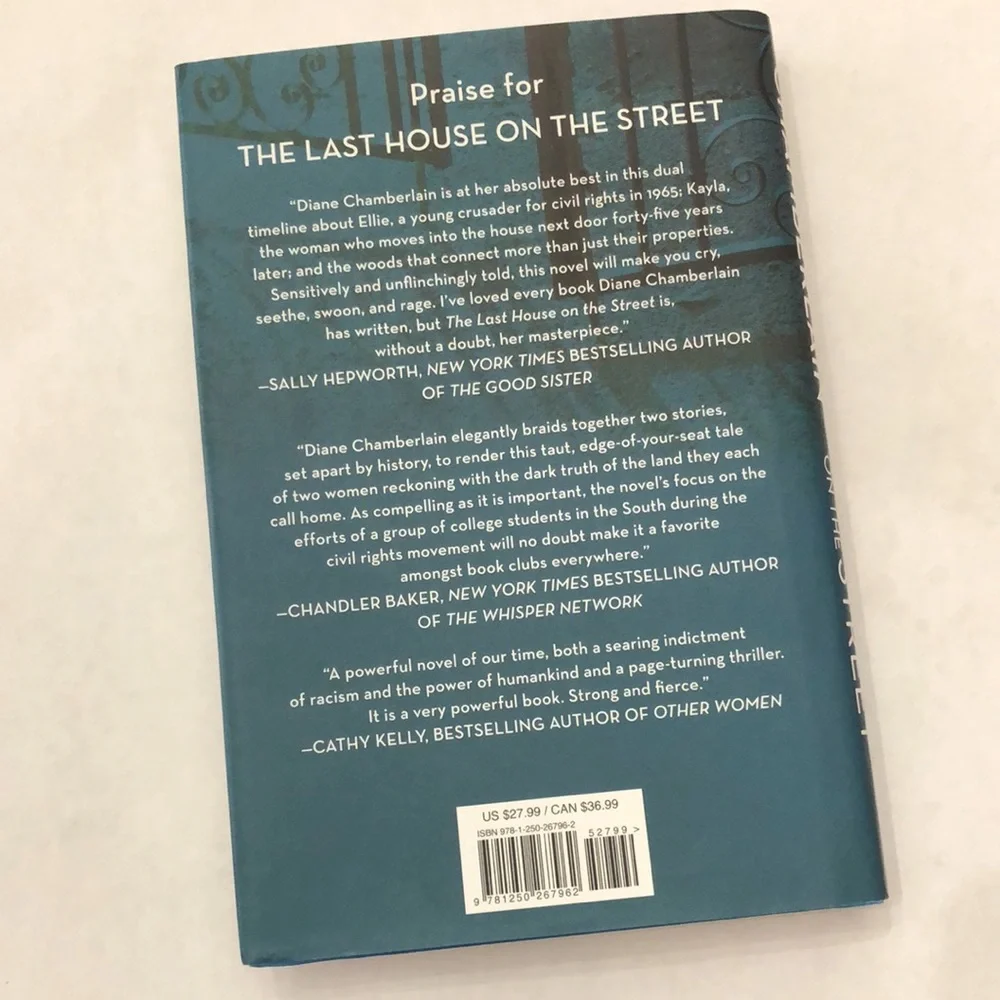 The Last House on the Street by Diane Chamberlain Hardcover Book